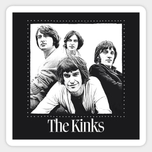 The Kinks  / Retro Style Fan Design Sticker